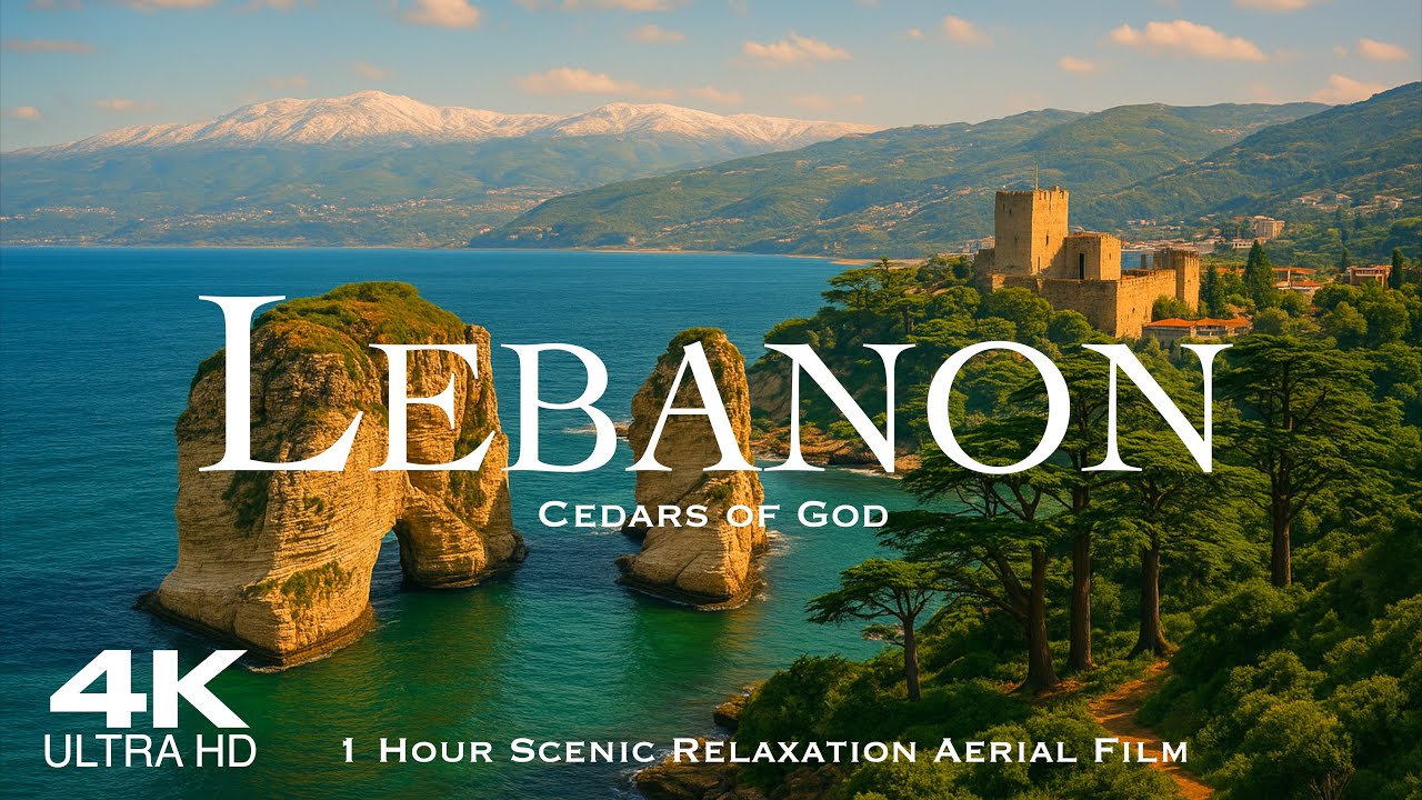 [4K] LEBANON 2026 🇱🇧 بيروت لُبْنَان Beirut | 1 Hour Piano Relaxation Aerial Film