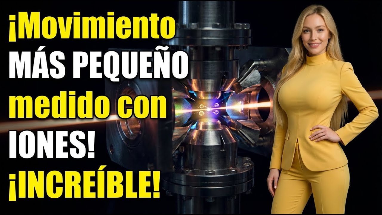 ¡Detectamos el movimiento más PEQUEÑO jamás medido con IONES ATRAPADOS!