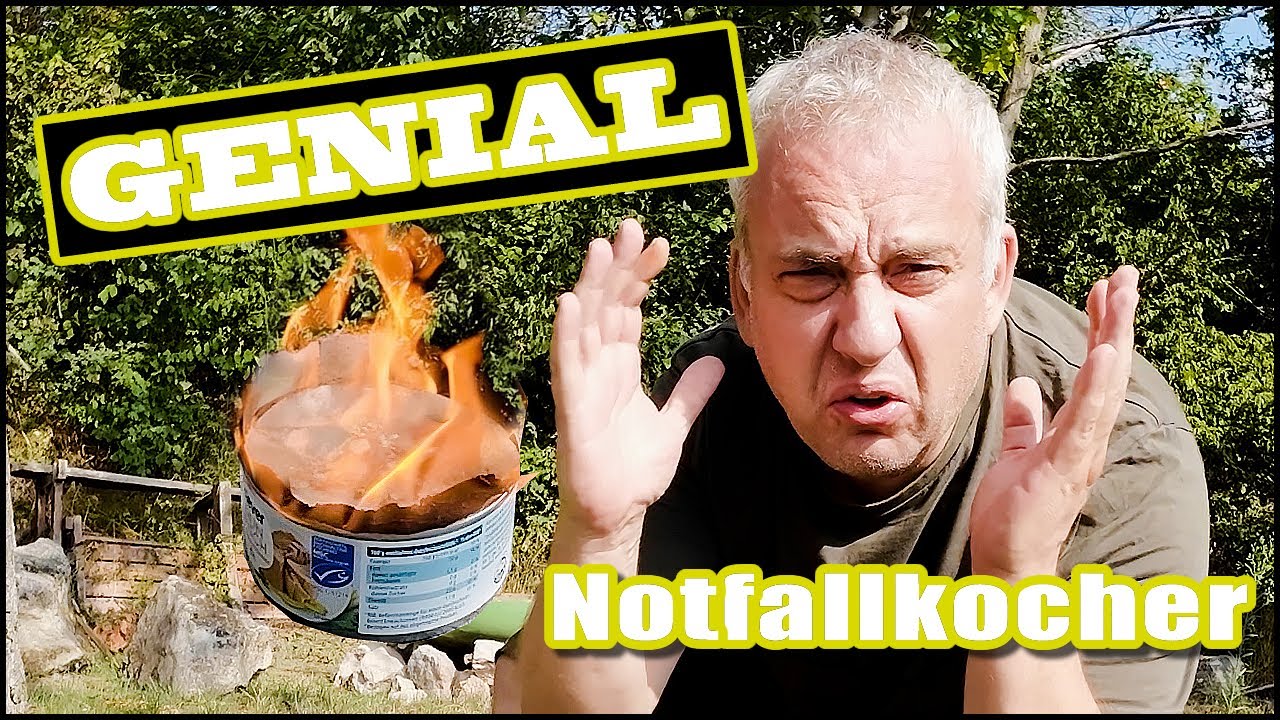 Genialer Notfallkocher aus Thunfischdose und Toilettenpapier - Survival Hack im Test!