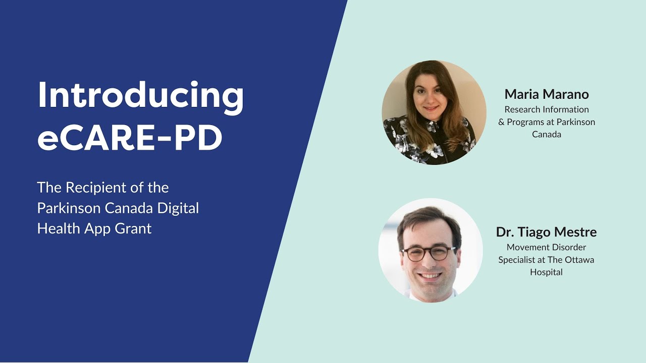 eCARE-PD &ndash; a new digital tool for Canadians living with Parkinson&rsquo;s