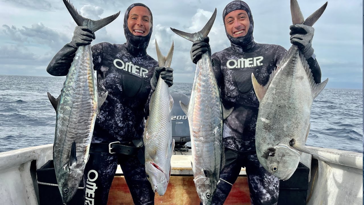 PESCA IN APNEA NELL' OCEANO INDIANO CON GIULIA CALCATERRA Ep 1/2