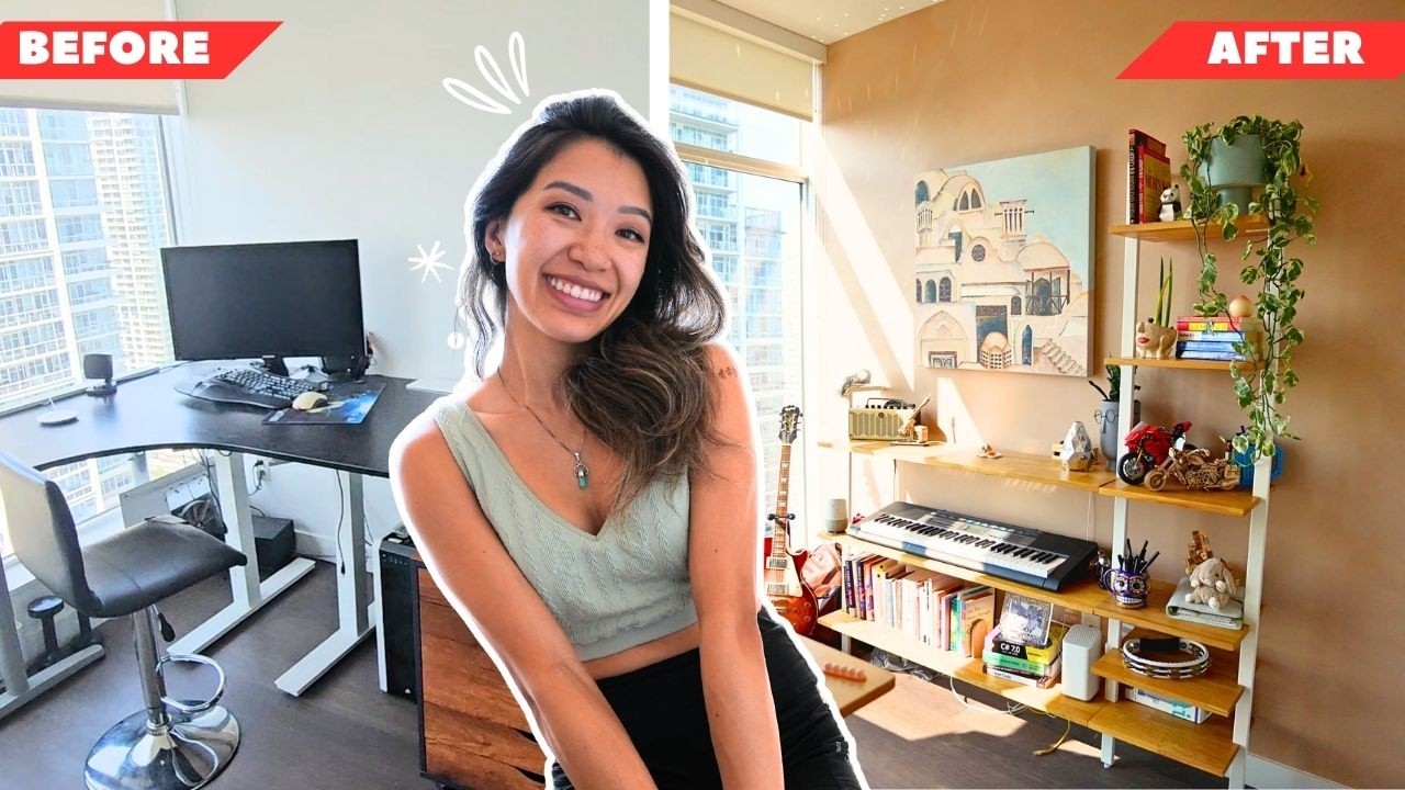 Renter Friendly Fake Limewash | Office Makeover