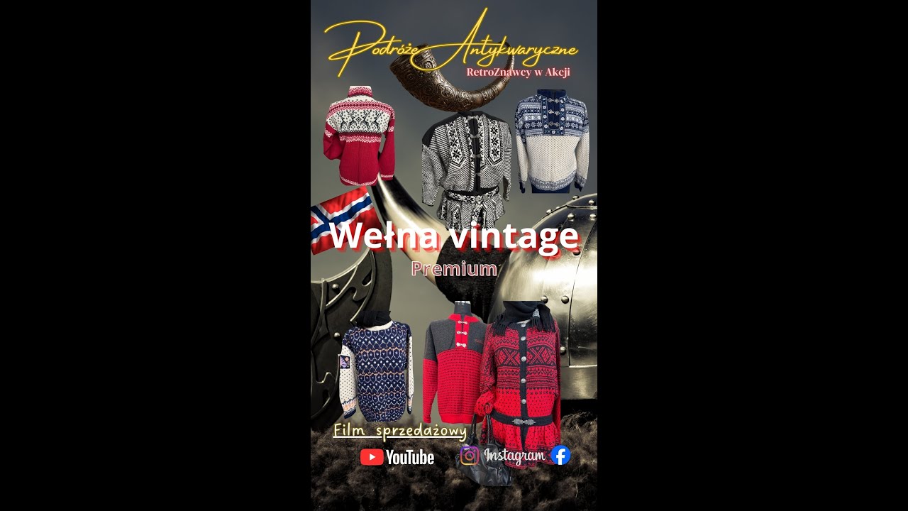 WEŁNA VINTAGE PREMIUM      #moda #vintage #porcelana #szkło #antyki