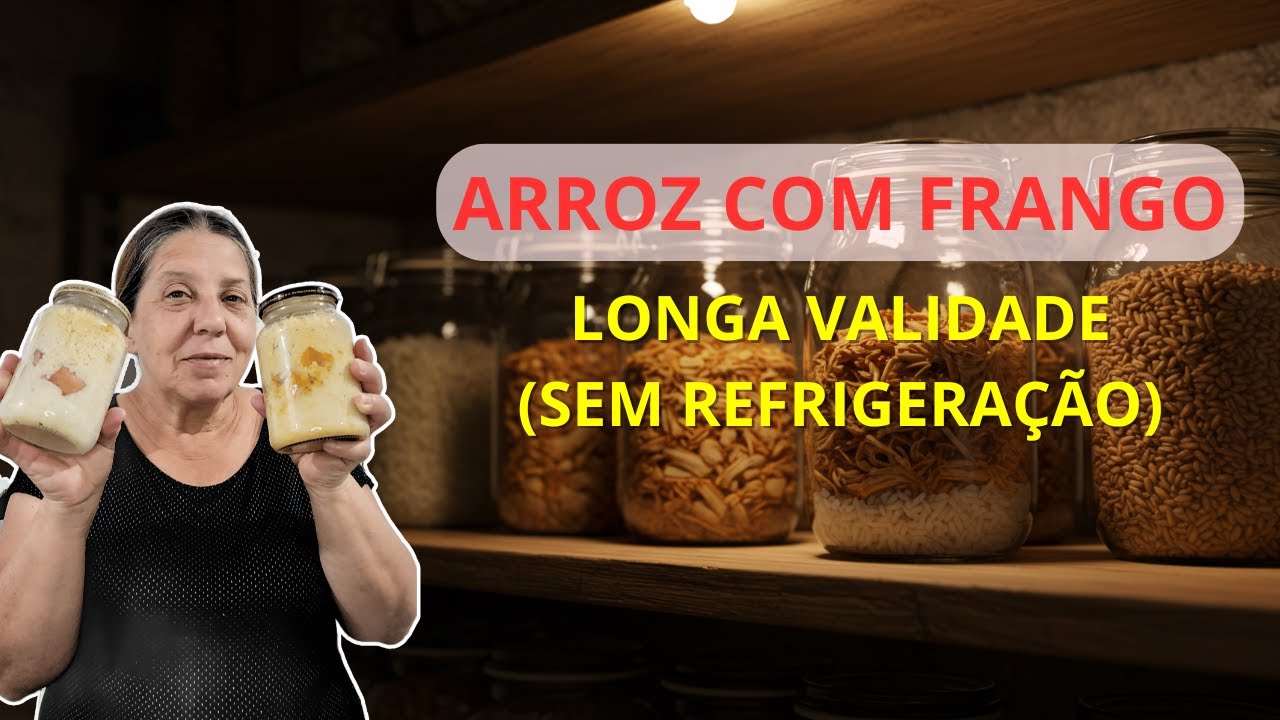Arroz com frango no POTE - Sobrevivencialismo