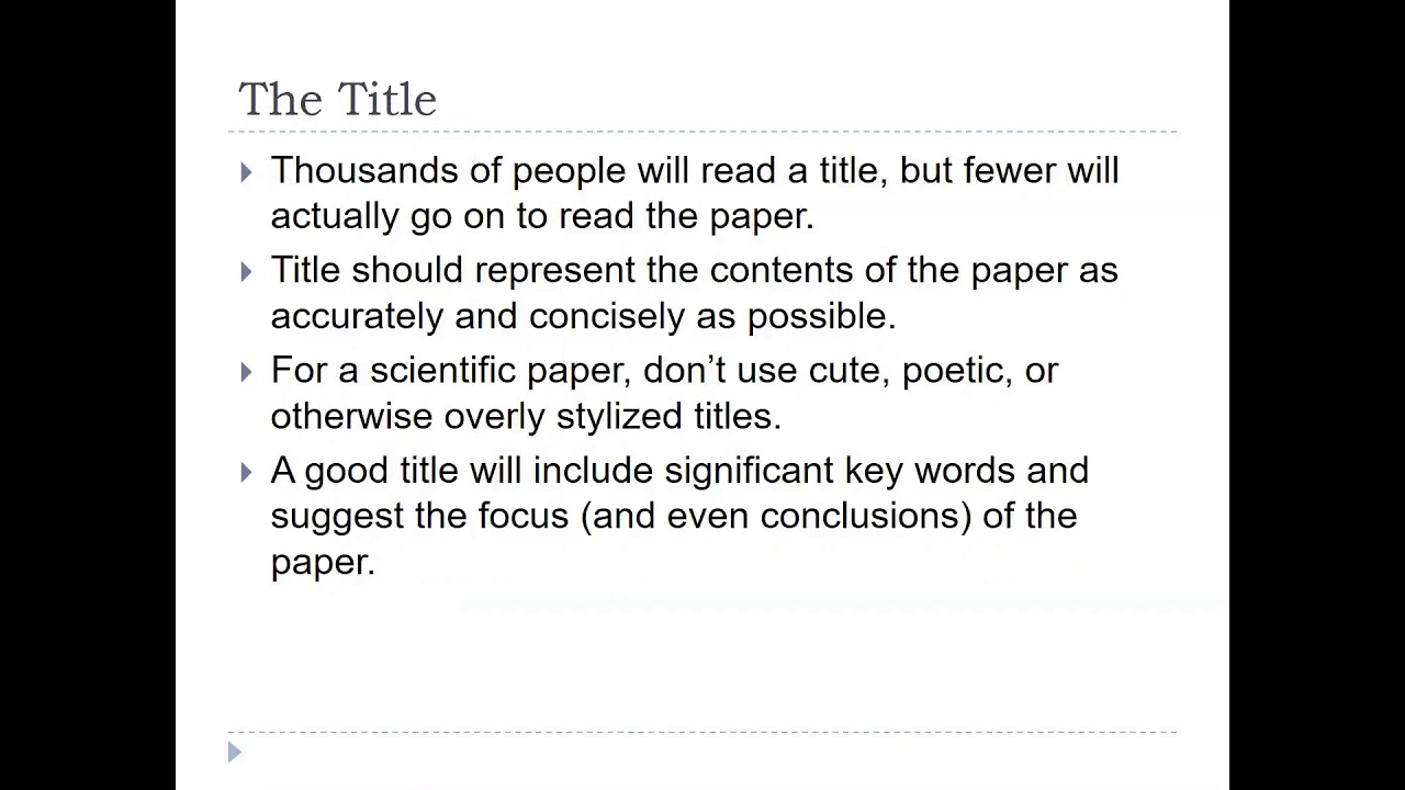 Abstract writing workshop for undergraduate researchers