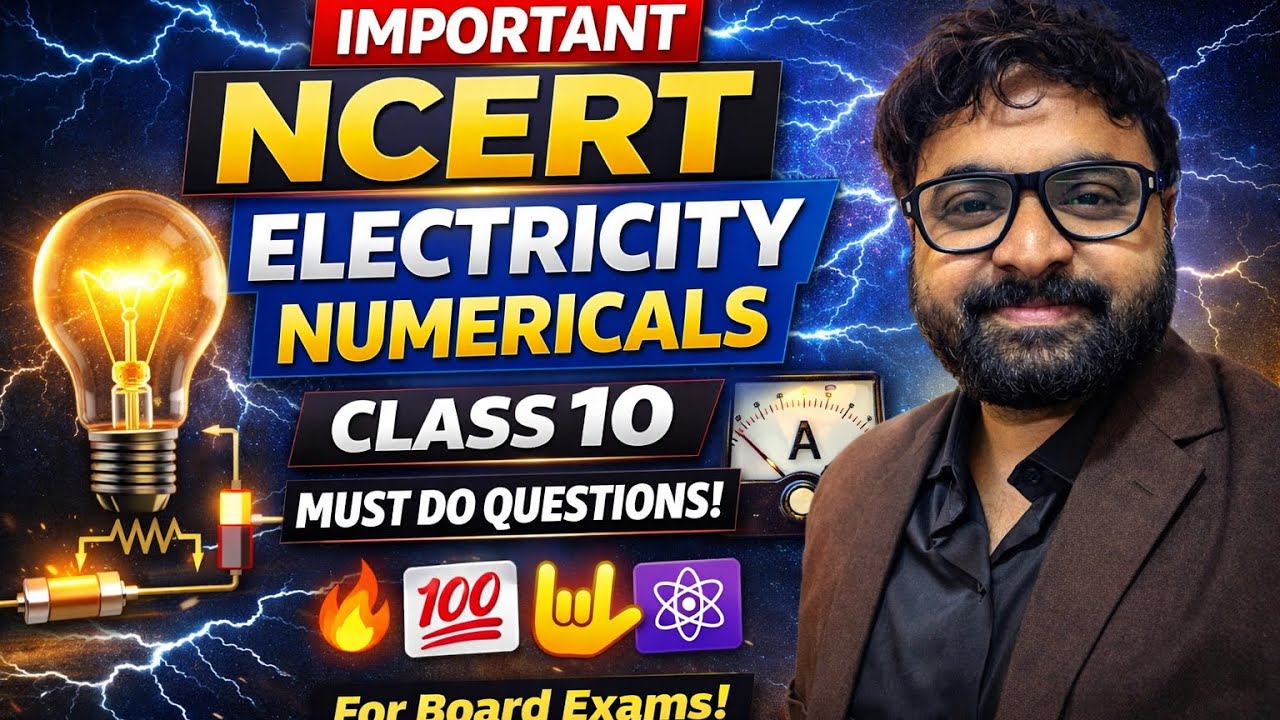 Class 10 Science Electricity Numericals 🔥 | NCERT Most Important Questions | Board Exam 2026