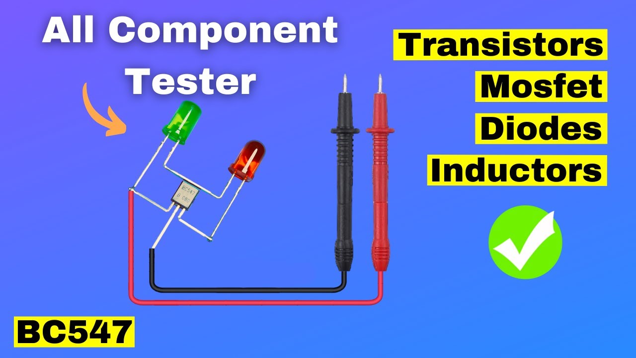 How to Make All Component Tester  | Make Multimeter at home