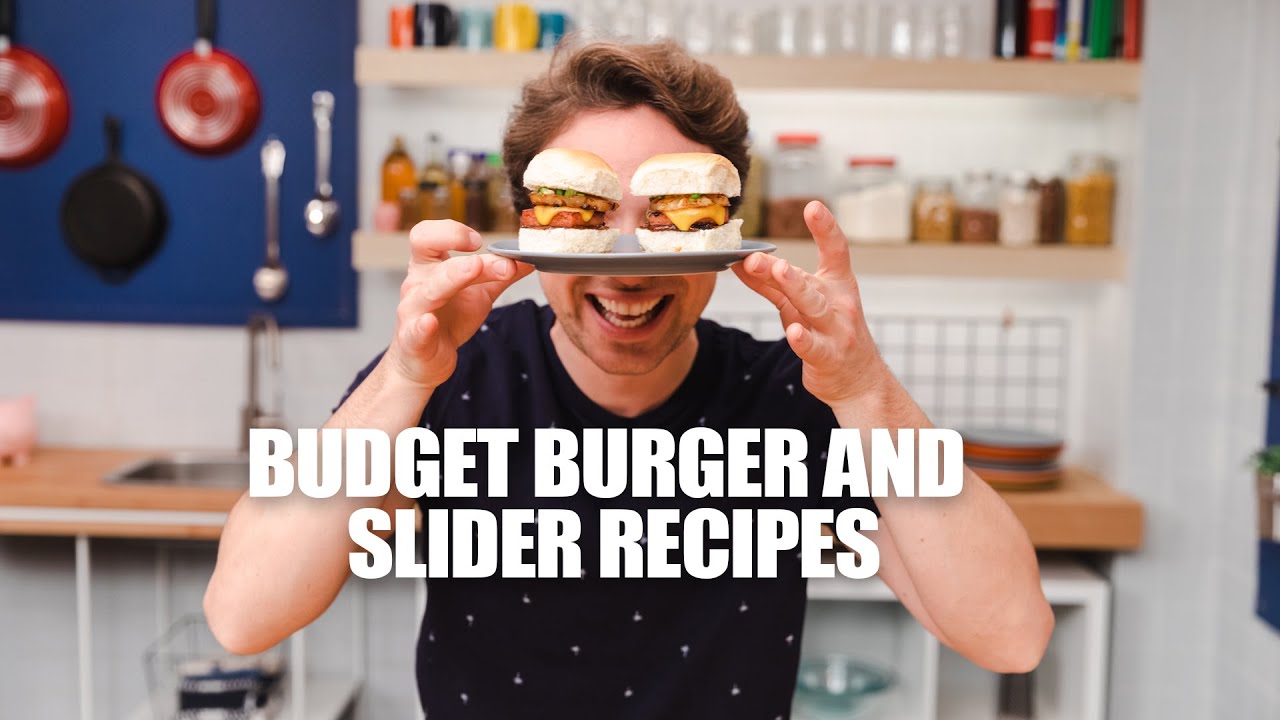 Creative Budget Burger and Slider Recipes