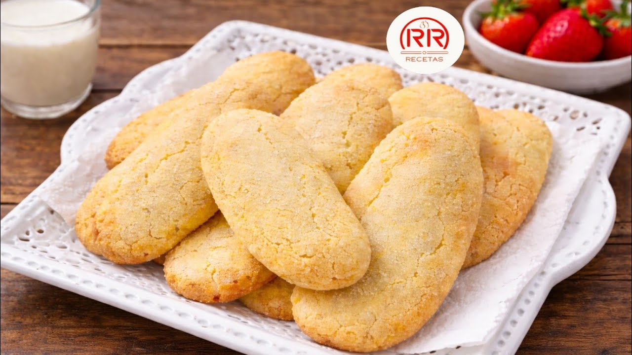 Soletillas  Caseras SIN  separar claras | receta fácil: Savoiardi, Vainillas, plantillas, bizcotelas