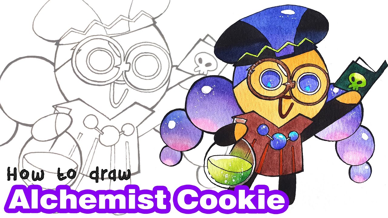 How to draw Alchemist Cookie | Cookie Run Kingdom