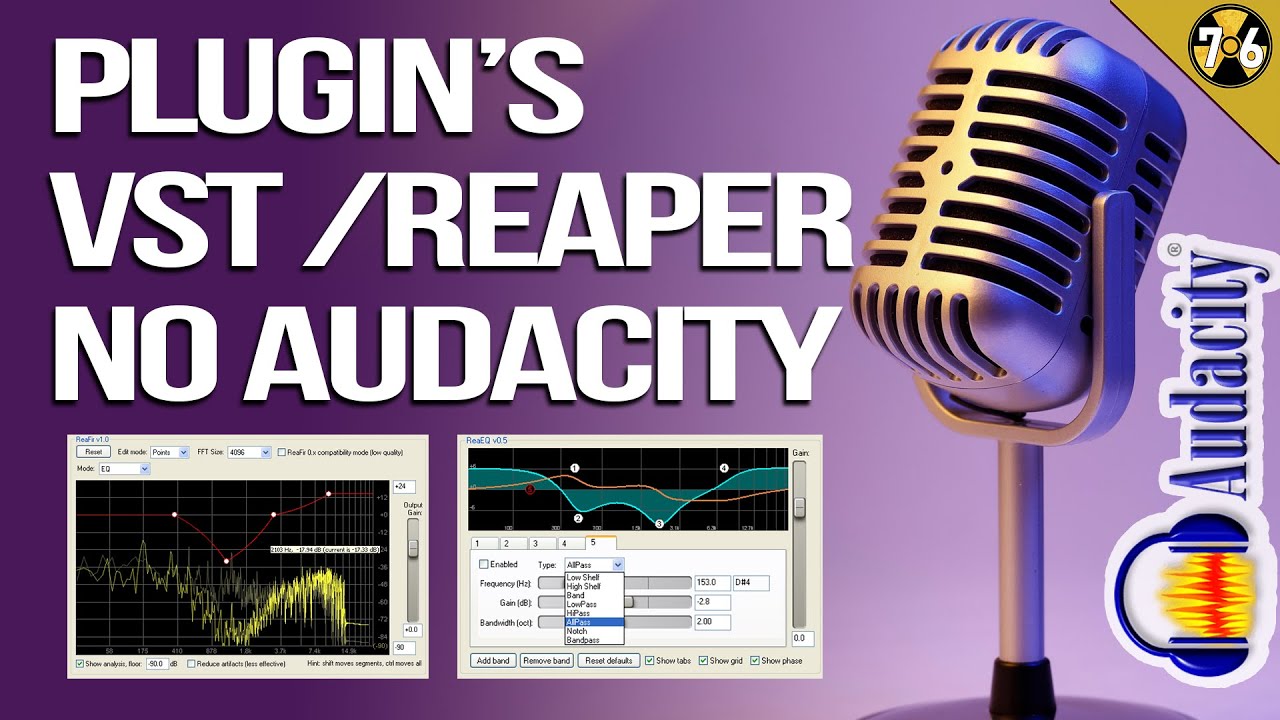 Como Instalar Plugin VST do Reaper no Audacity