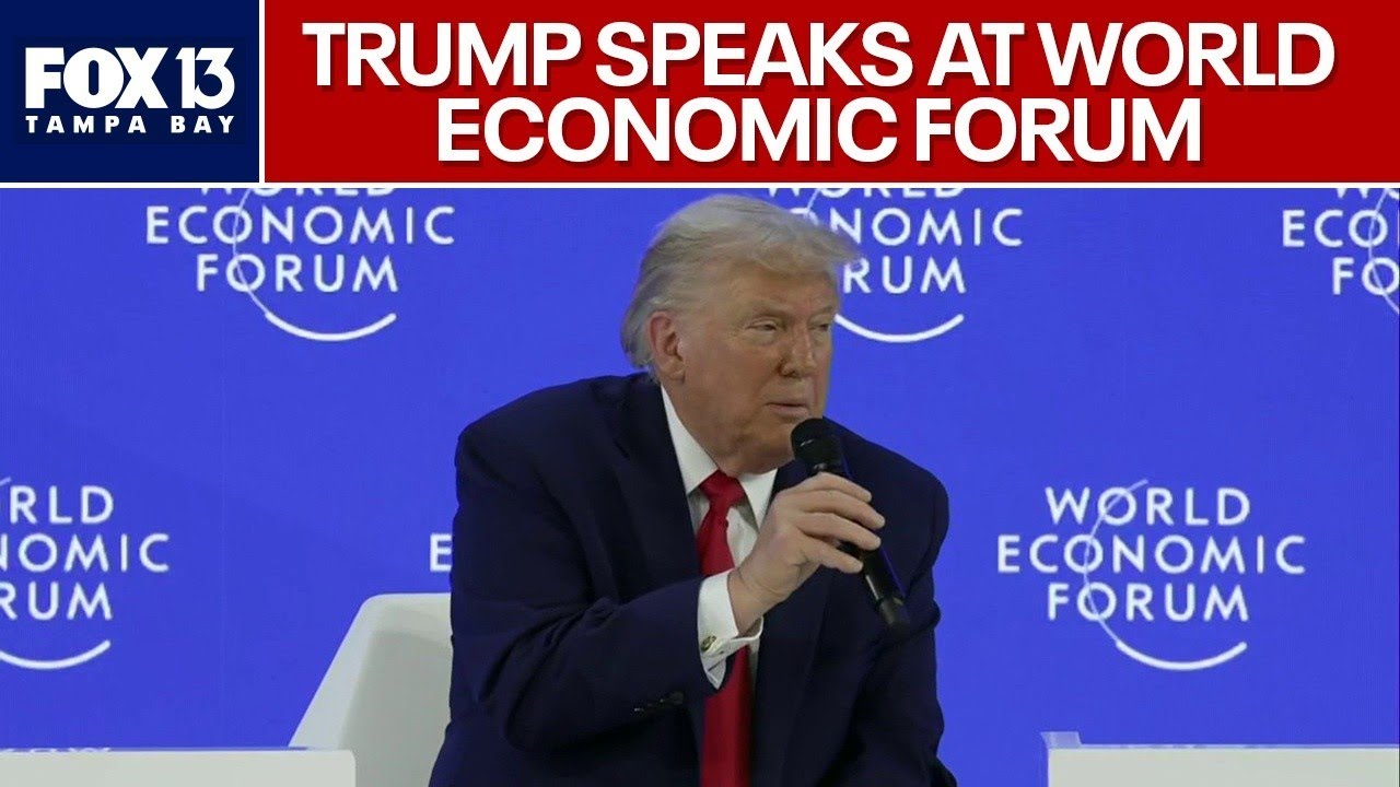Trump speaks at World Economic Forum in Switzerland