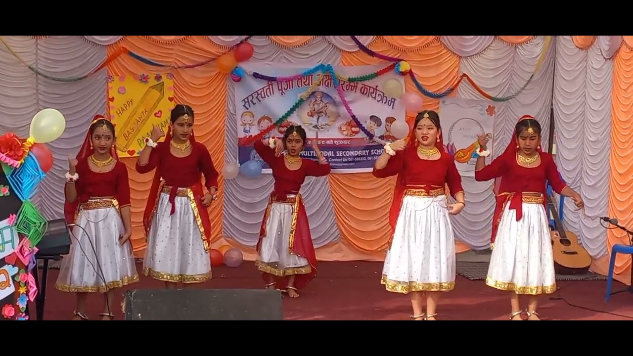 सरस्वती पुजा | महतगौडा | Multimodal school