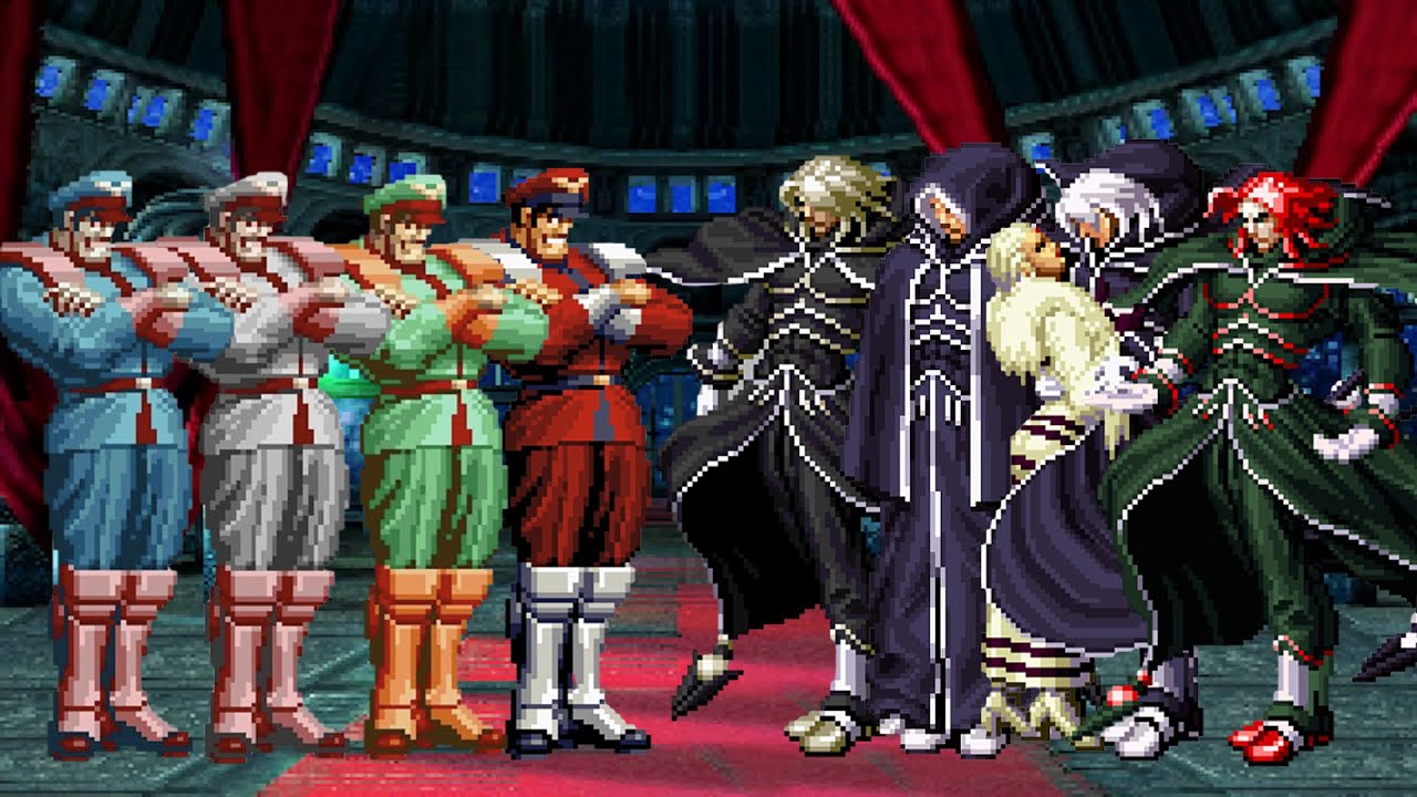 [KOF Mugen] M.Bison Team vs Igniz Team