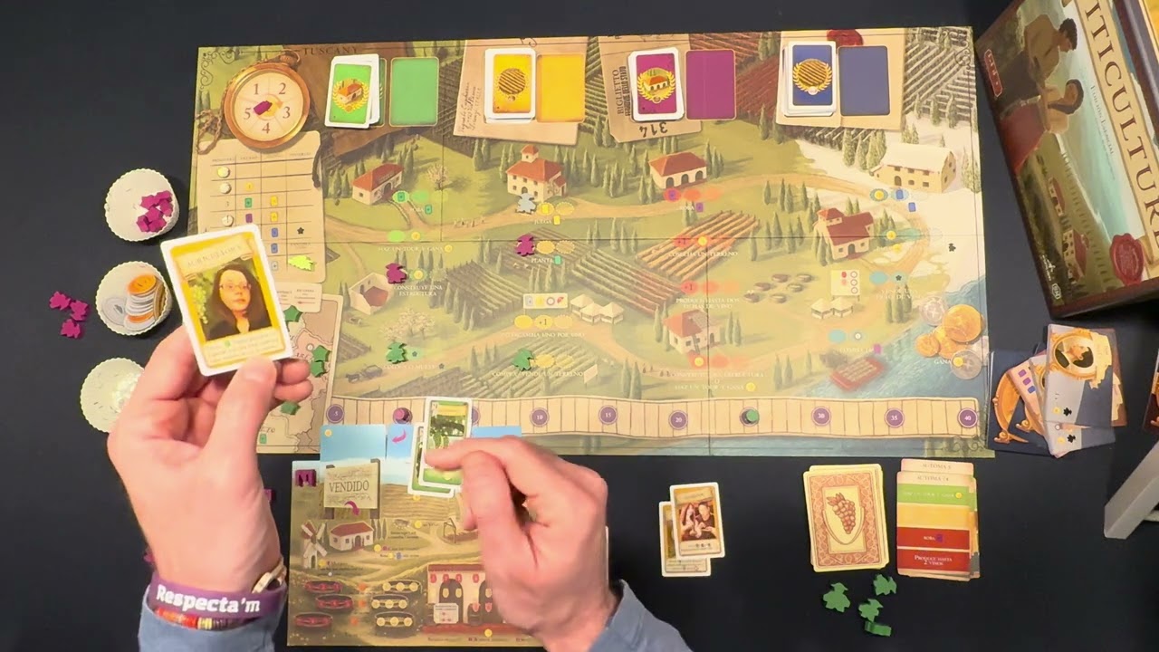 Partida solitario VITICULTURE+TUSCANY