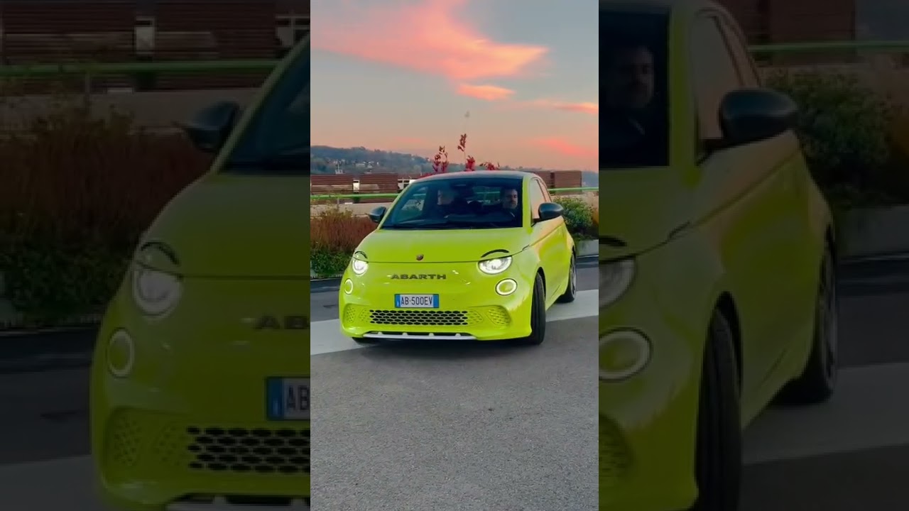 The Abarth 500e has FAKE engine noise 😱 yes or no? #Abarth #Abarthelectric #500e #electriccar