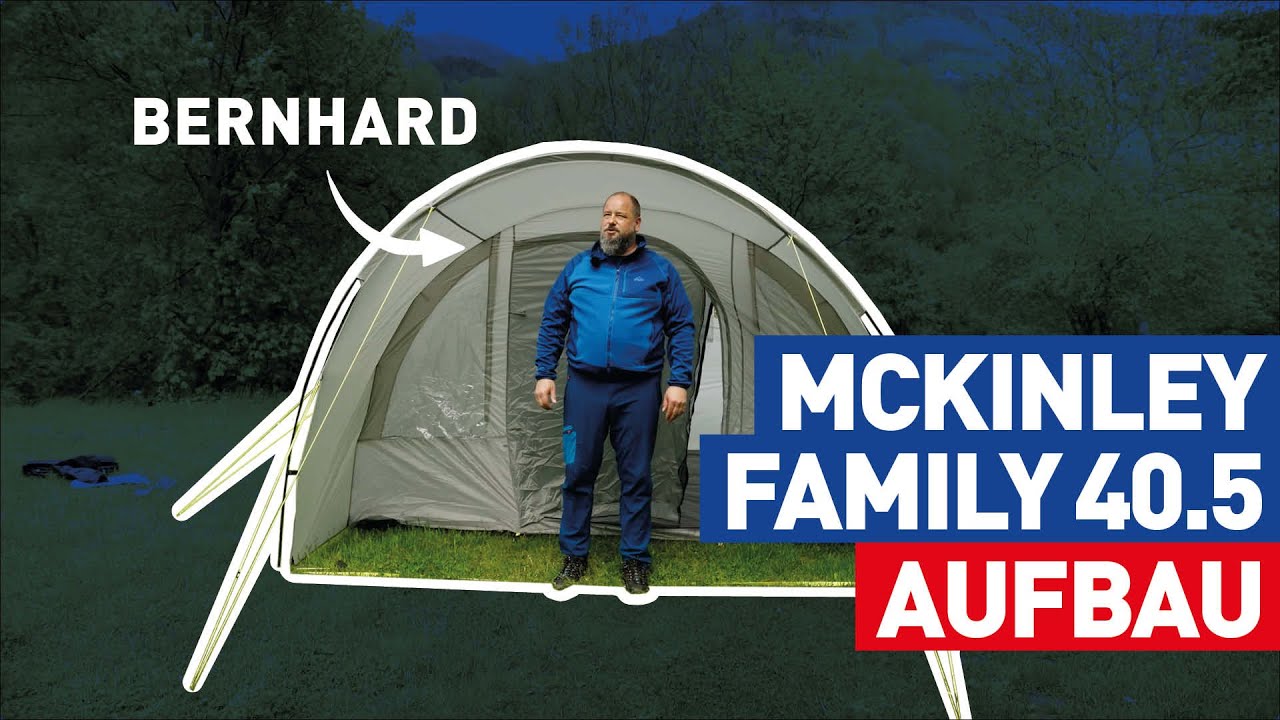 Das McKINLEY Familienzelt 40.5 im Test: Geräumig, wetterfest & ideal für deinen Campingurlaub!