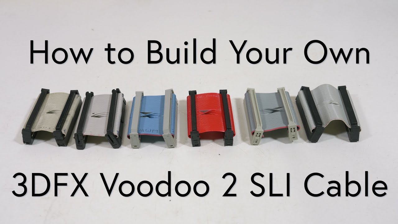 How to Build a 3DFX Voodoo 2 SLI Cable