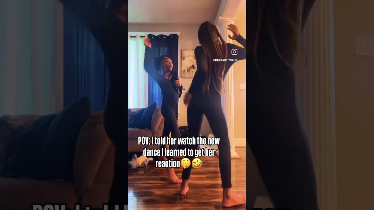 She thought 🤨 #youtubeshorts #kandytwins #explorepage #sisterdrama #nottoday #choas #dancefails