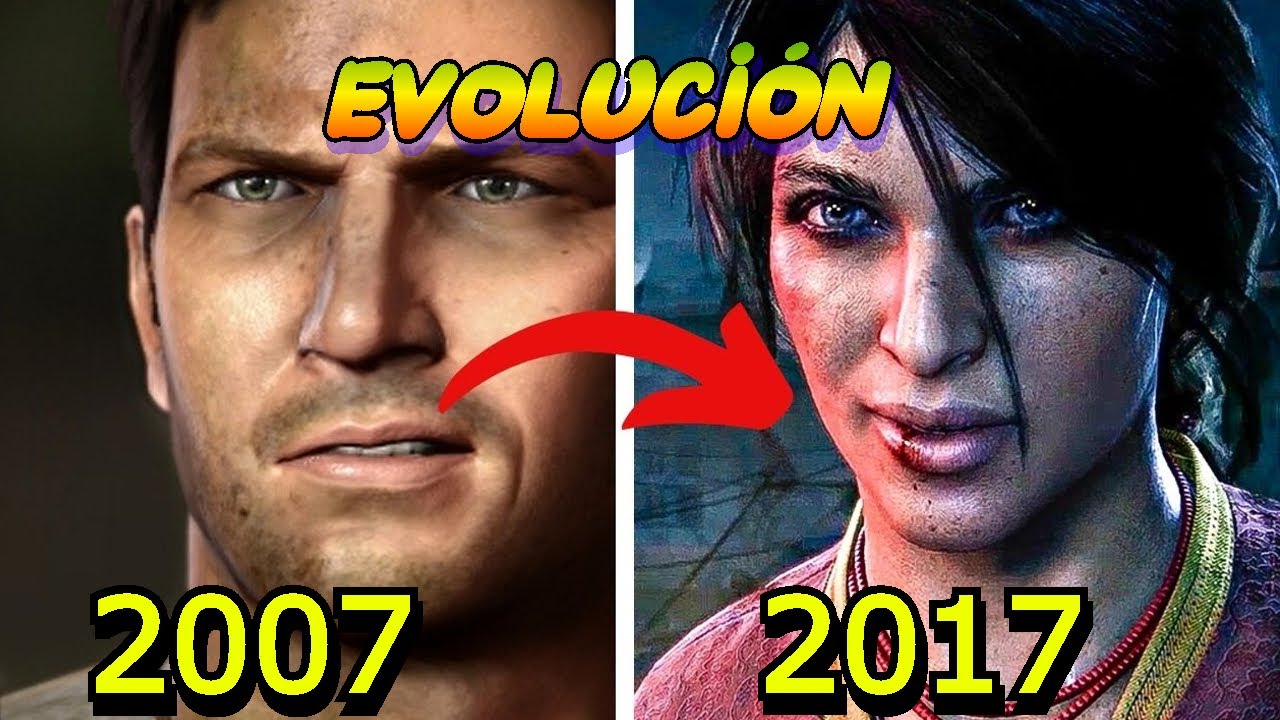 Evolución De UNCHARTED (PS3-PS4) 2007-2017