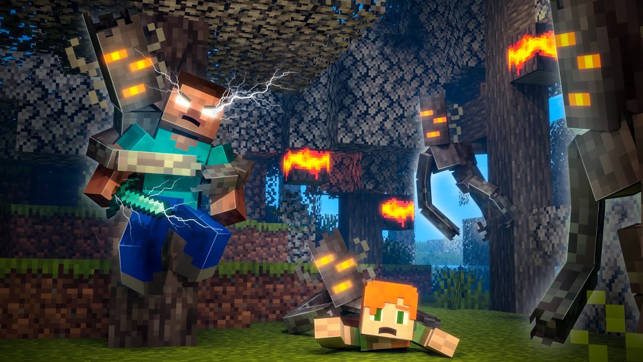 Alex and Steve Life #1 - FULL ANIMATION (Minecraft Animation)