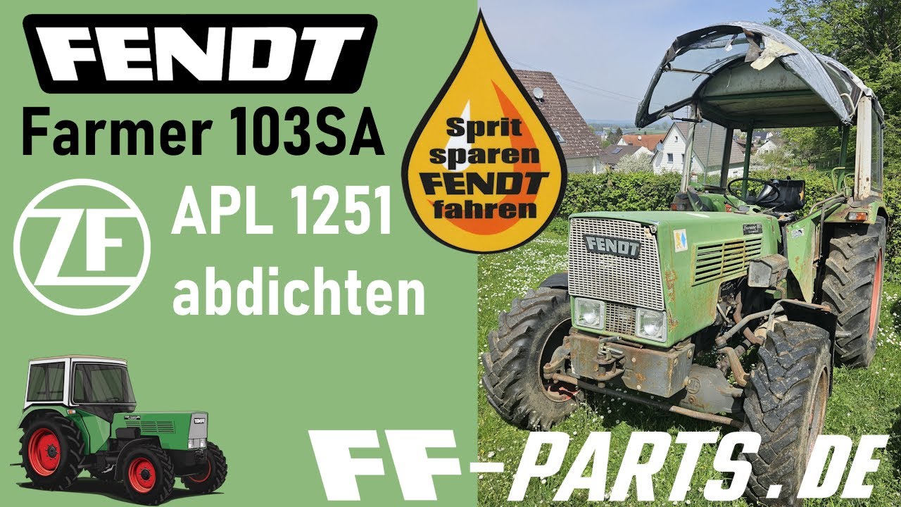 Restauration Fendt Farmer 103SA. Teil 9,  ist die ZF APL1251 dicht?