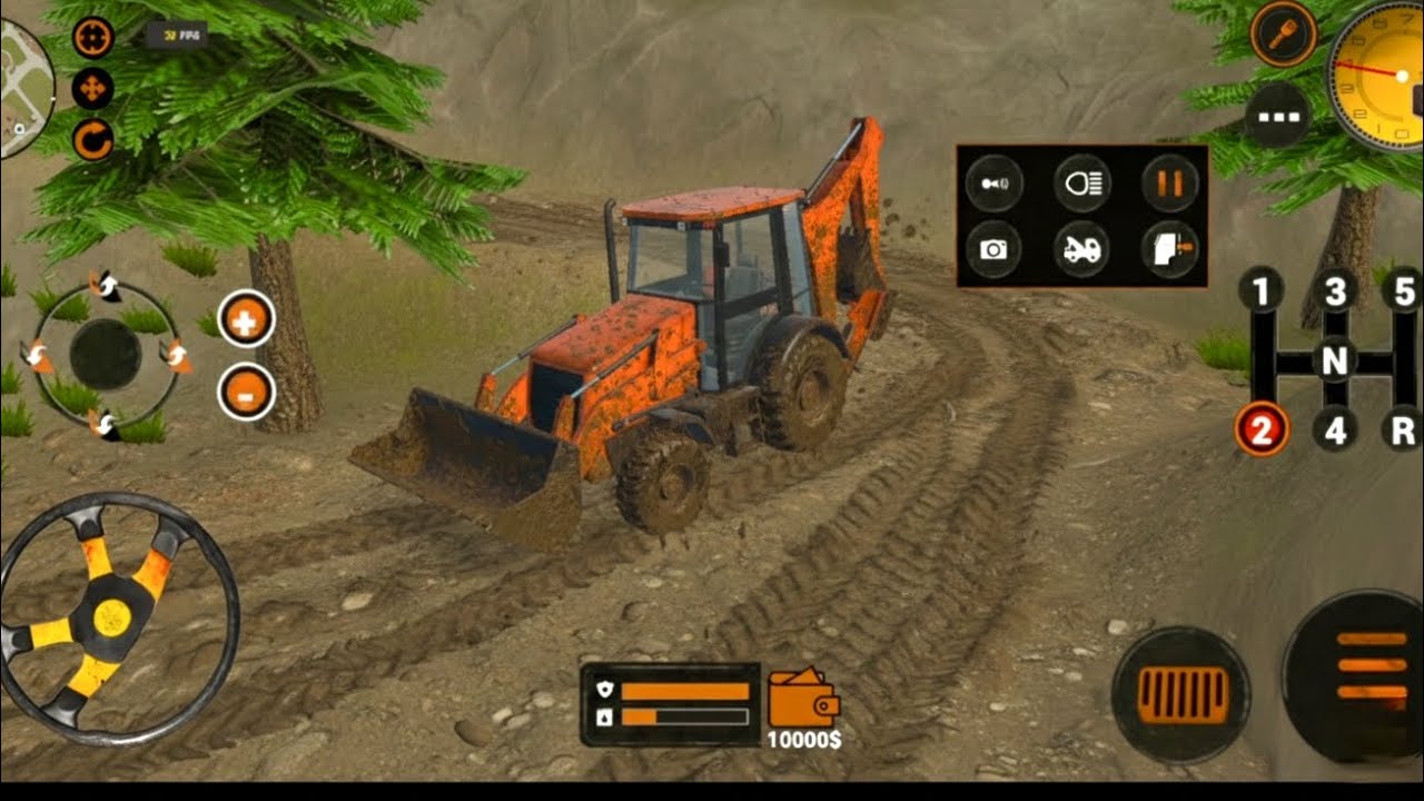 Backhoe Loader JCB Simulator Gameplay - Indian Vehicles JCB Truck Driving - Android Gameplay