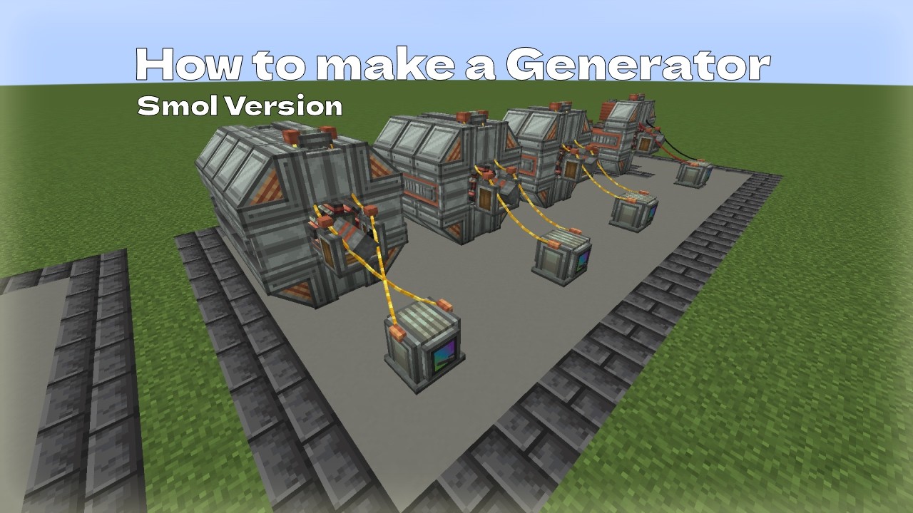 How to make a Generator | Create Power Grid Tutorial/Info
