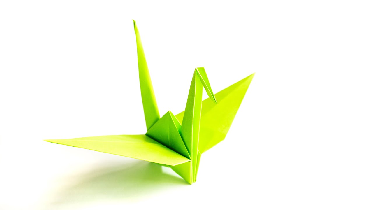 C&oacute;mo hacer una grulla de papel - Grulla de origami