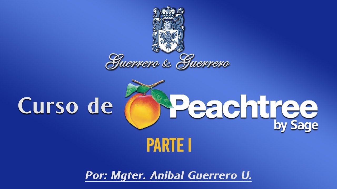 Curso de Peachtree Parte 1/10