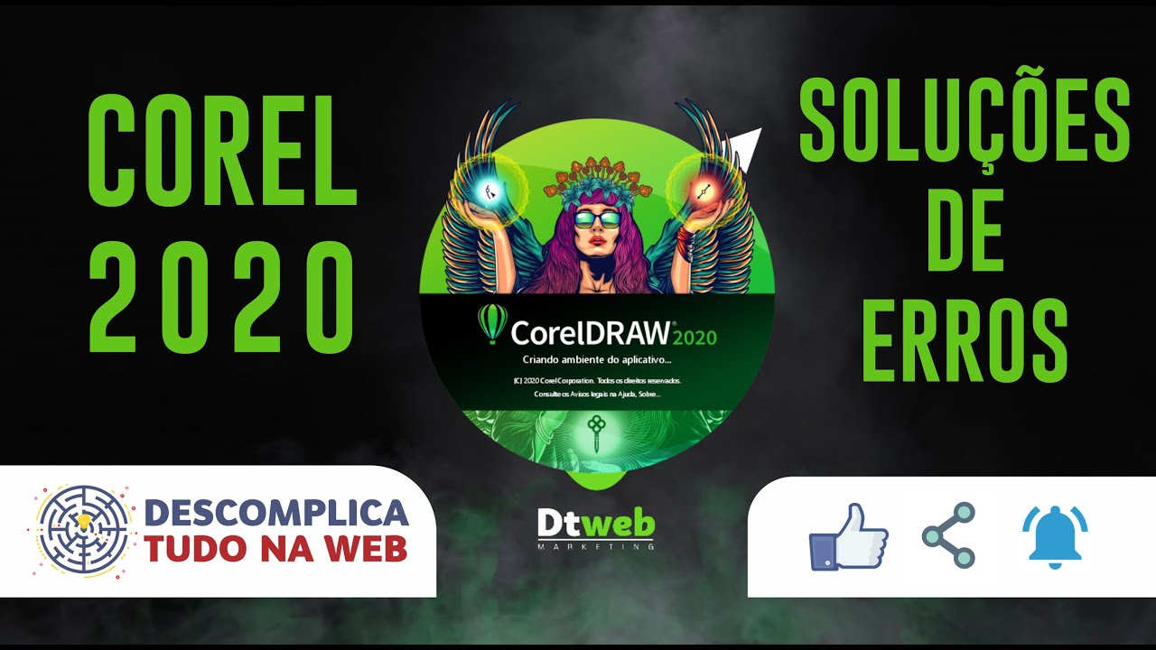 SOLUÇÃO PARA PROBLEMAS COREL DRAW 2020 - INICIA MAS NÃO ABRE, VG CORE 127 E OUTROS