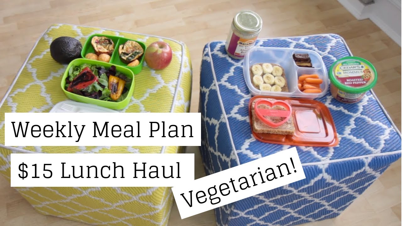 HAUL | Healthy $15 Grocery Haul for Lunch All Week: Vegetarian