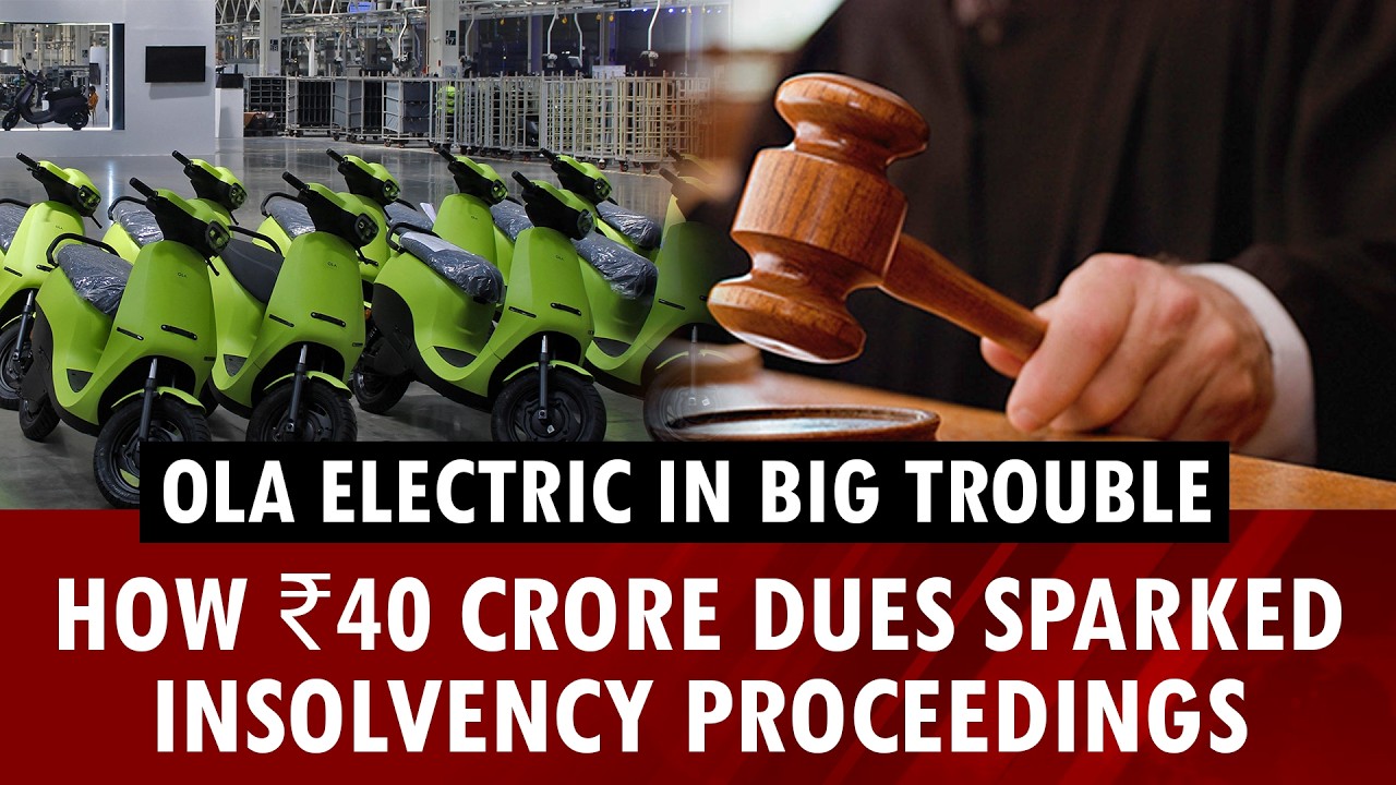 Ola Electric faces insolvency petitions from two suppliers over ₹40 crore in unpaid dues
