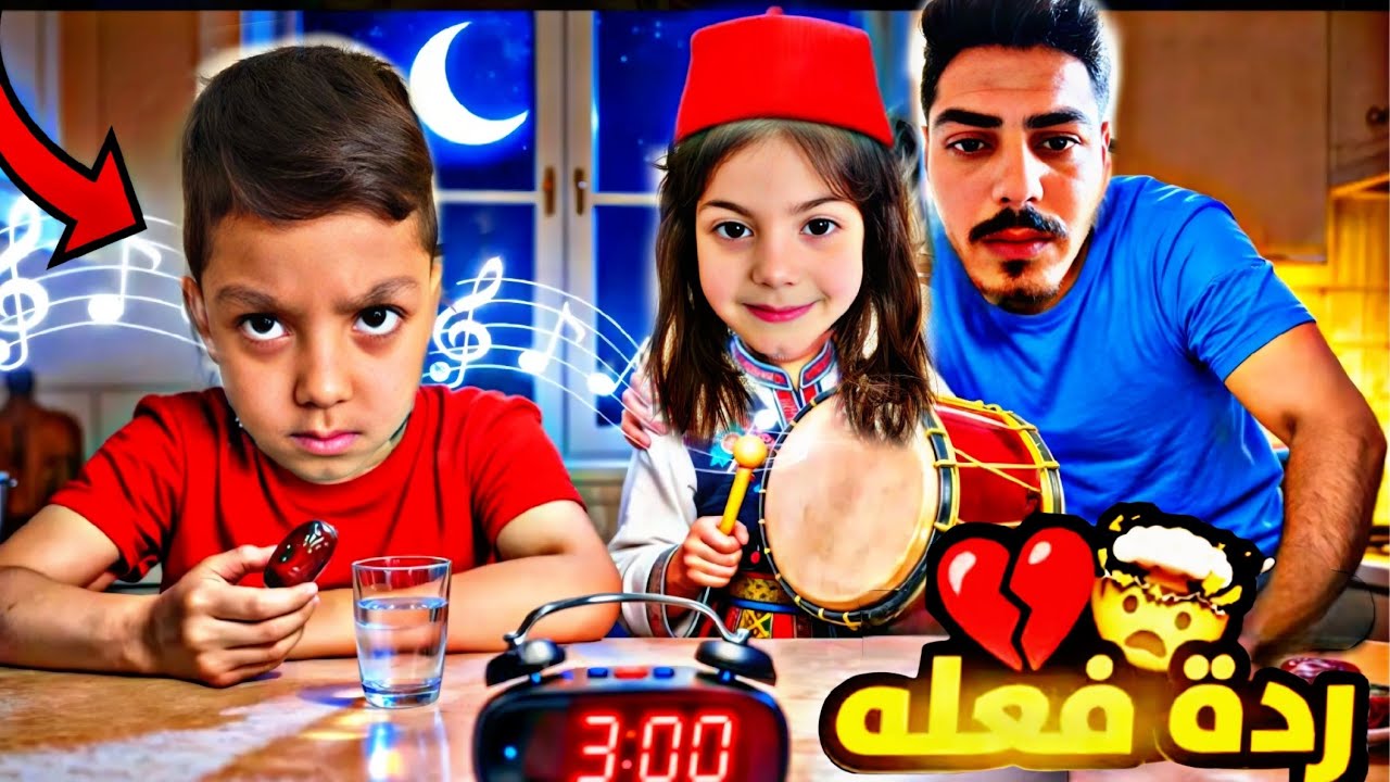 يوم كامل محمد مفطره👿فاطمة عصبت محمد كتير💔بكي وما عاد يصوم😵عملنا اطيب سحور😍بابا صدمني😱 @lolo_fatome