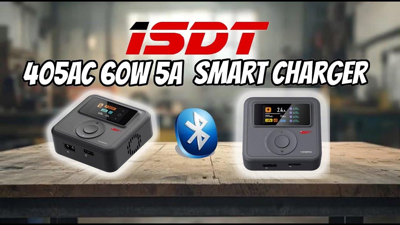 New ISDT 405AC 60W 5A Portable SMART RC Battery Charger