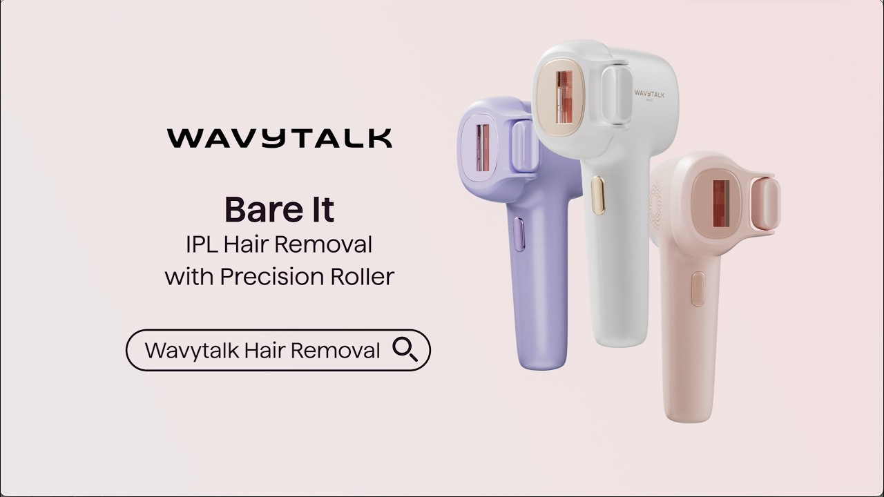 Гладкая кожа начинается здесь | IPL-эпилятор Wavytalk Bare It