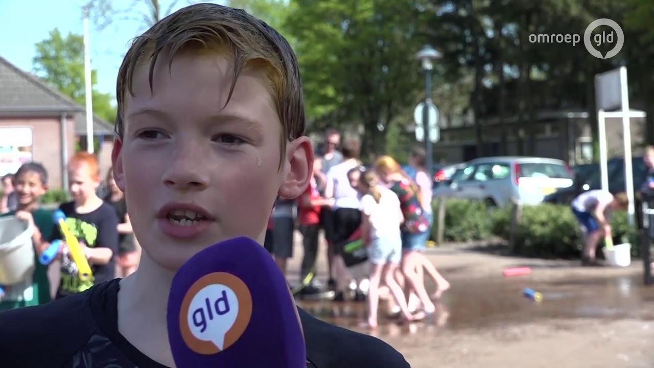 Watergevecht op Ericaschool in Otterlo
