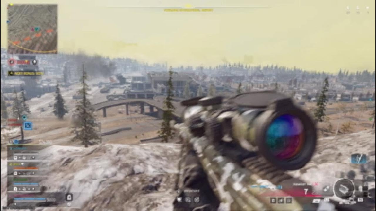 Warzone gillie sniping