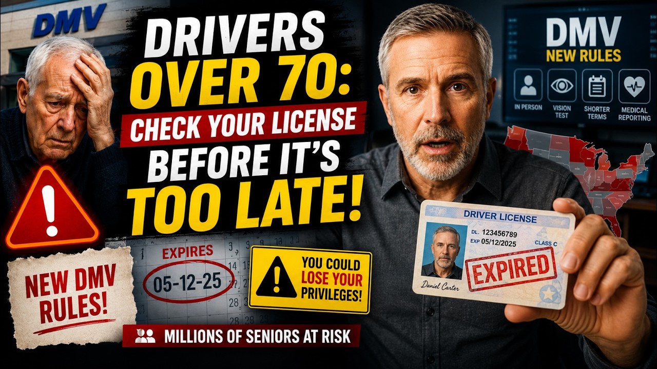 Drivers Over 70: Check Your License Before It&rsquo;s Too Late!