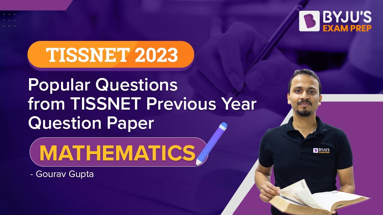 TISSNET 2023 | Popular Questions from TISSNET Previous Year Papers - Mathematics | Part-1 | BYJU'S