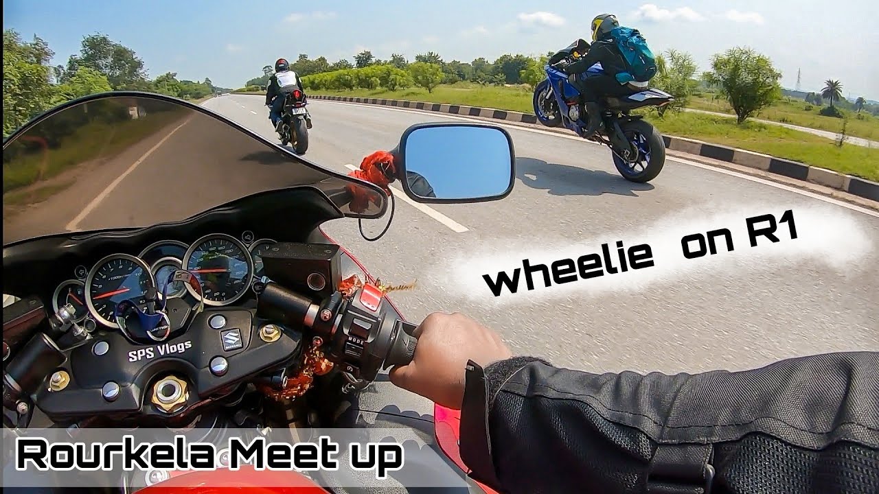 Rourkela meet up | wheelie on R1 | Superbike | Busa VS R1| RAW & RORS