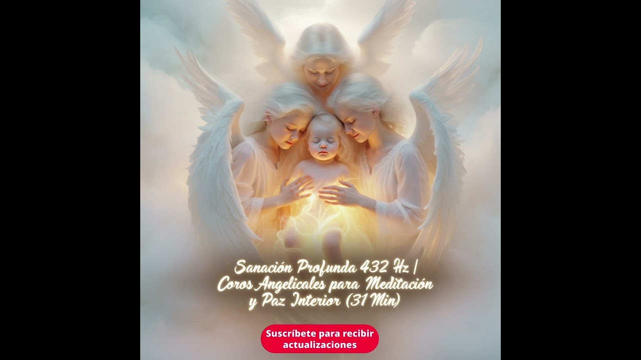 Sanación Profunda 432 Hz   Coros Angelicales Para Meditación Y Paz Interior #432Hz #Sanación #Medita