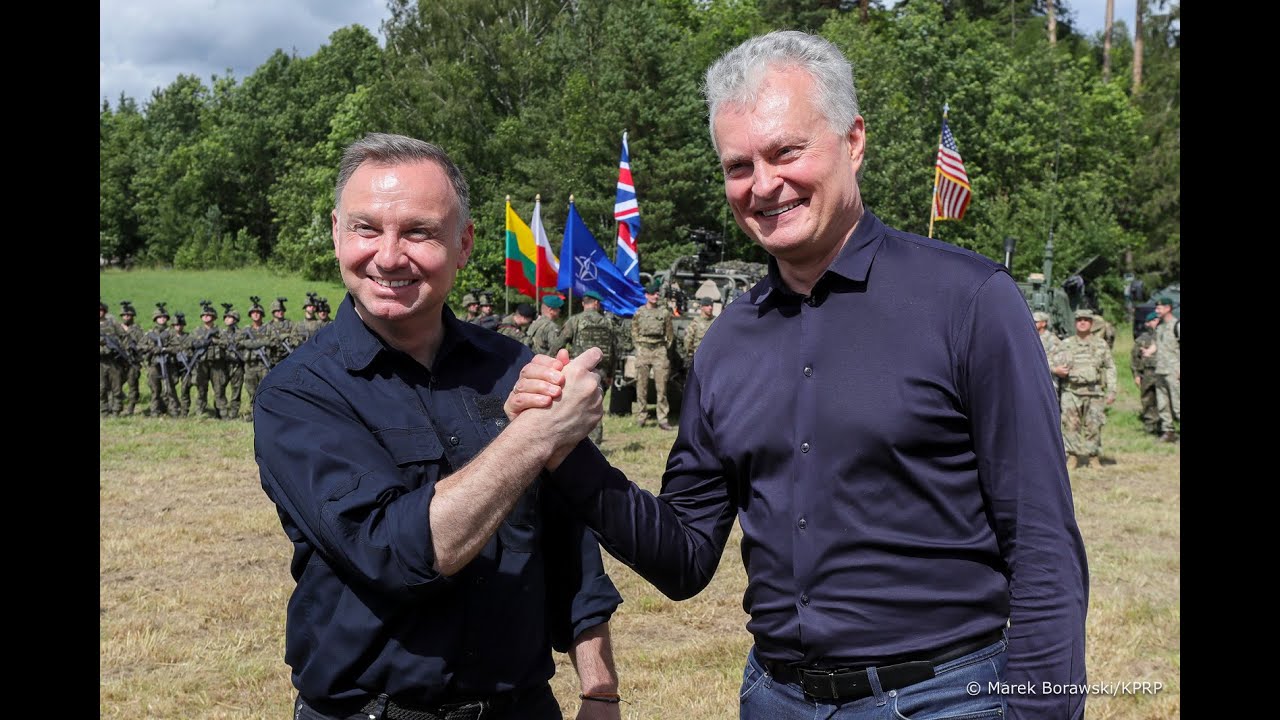 Prezydenci Polski i Litwy na przesmyku suwalskim