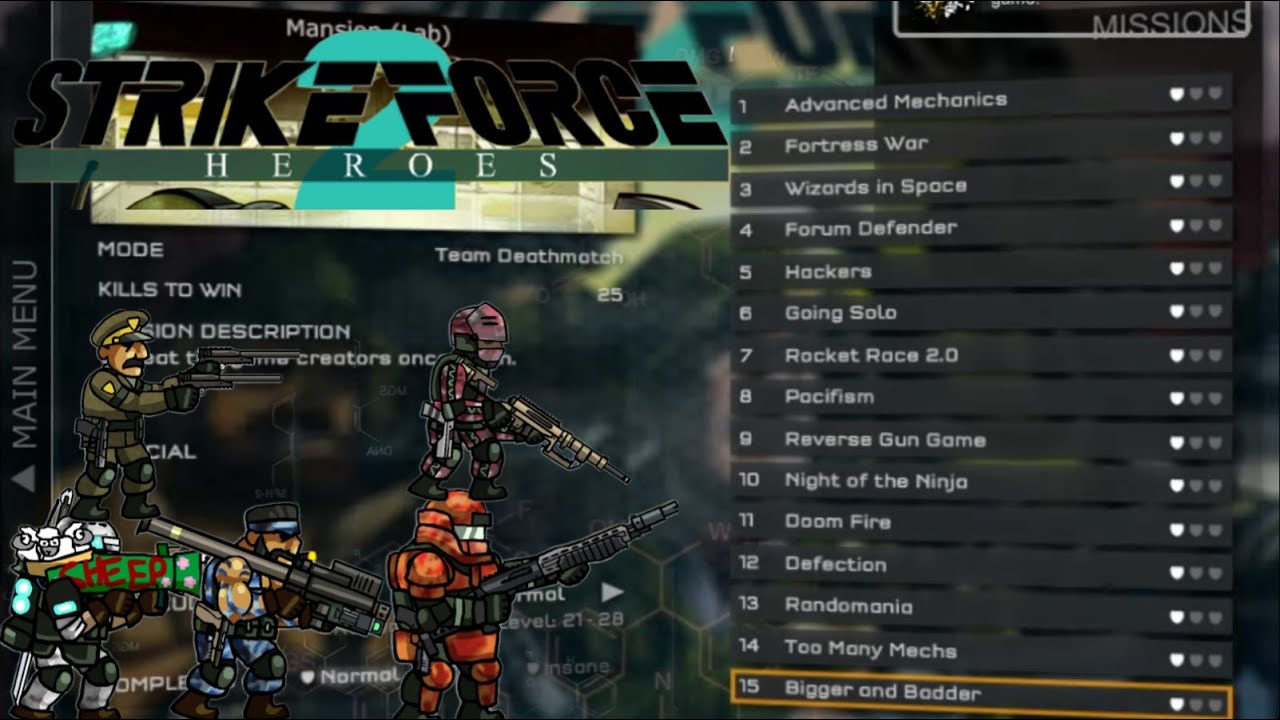 Strike Force Heroes 2 All Challenges