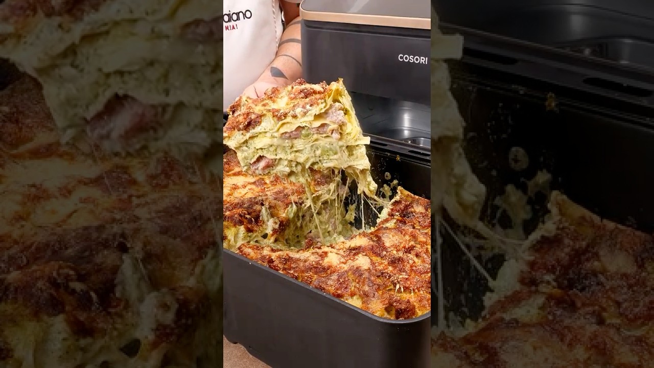 LASAGNA BIANCA 11 STRATI SALSICCIA E BROCCOLI