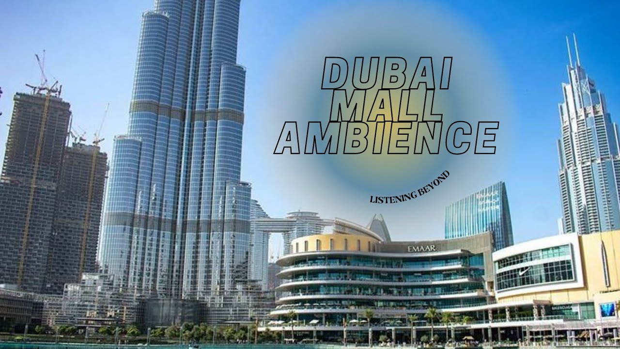 2 hour Dubai Mall Ambience | 3D White noise