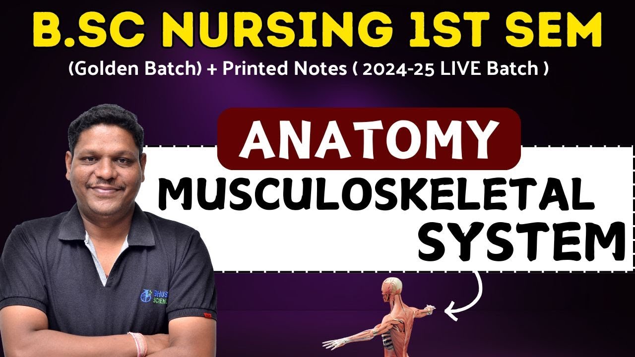 musculoskeletal system | bsc nursing anatomy in hindi |bsc nursing 1st sem 2025 |bsc nursing anatomy