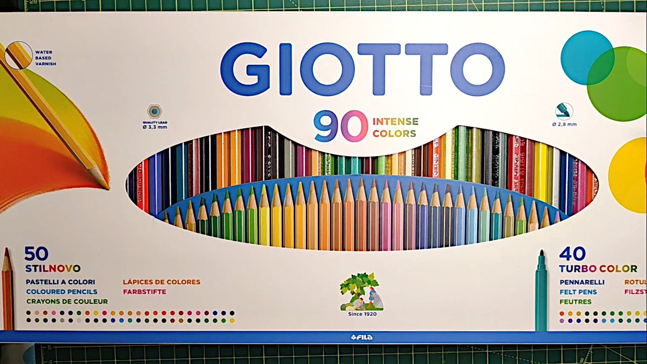 Giotto set 90 colori matite Stilnovo e pennarelli