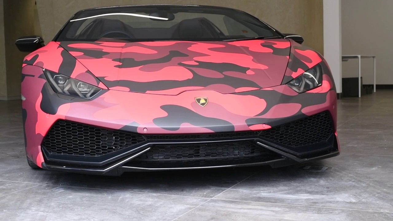 Lamborghini Camo Wrap - The wrap sanctuary