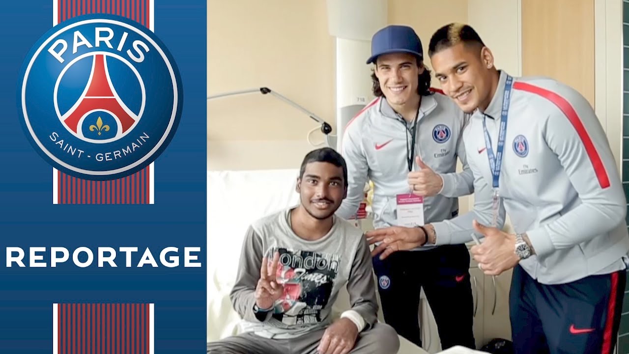 Retour sur la visite à l'hôpital Necker du PARIS SAINT-GERMAIN